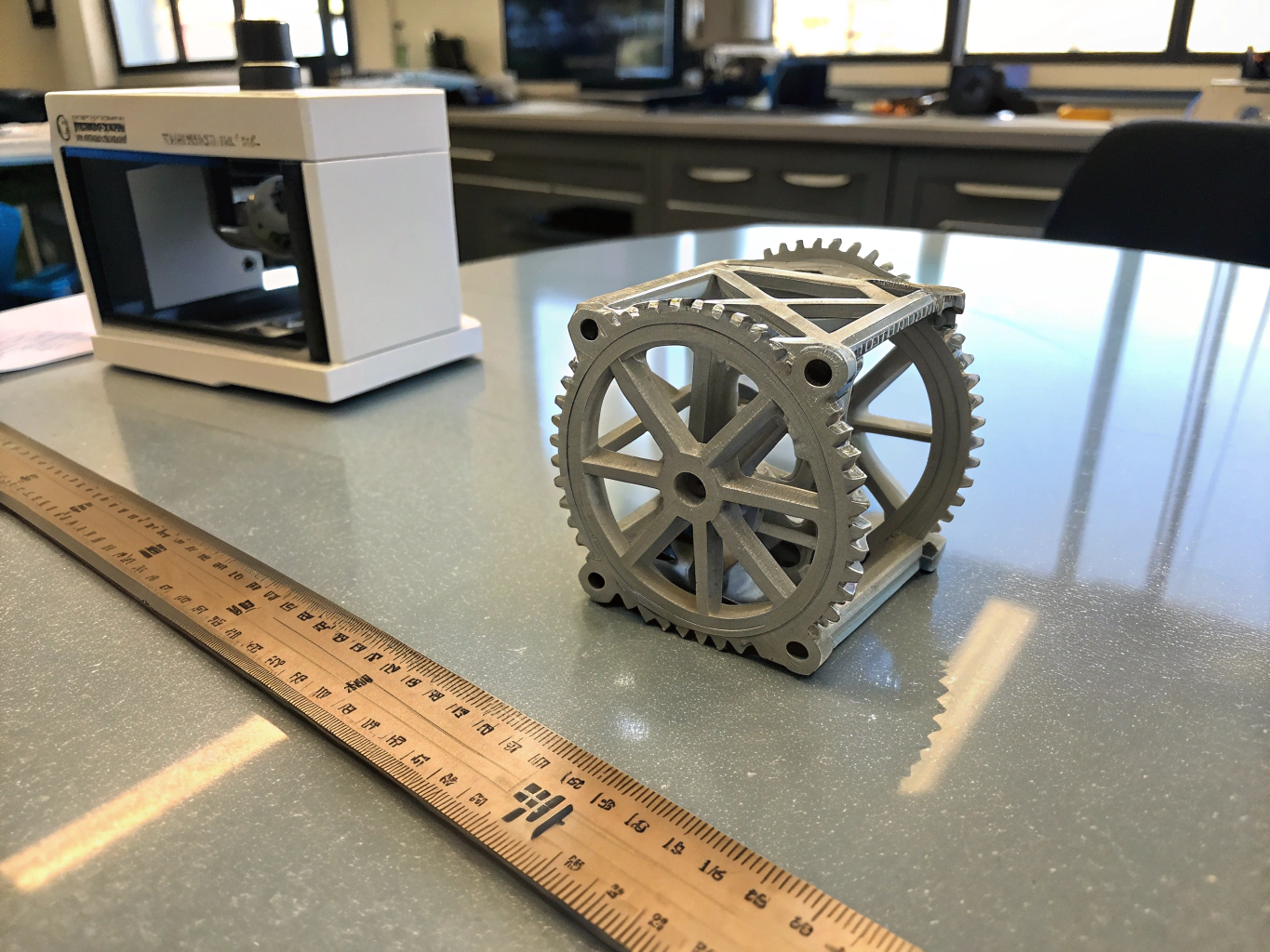 Precision 3D CAD modeling exploded diagram and calibration assembly